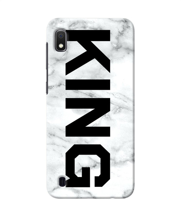 King Marble Text Samsung A10 Back Cover