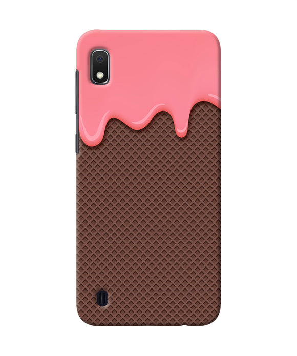 Waffle Cream Biscuit Samsung A10 Back Cover