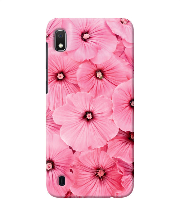 Pink Flowers Samsung A10 Back Cover