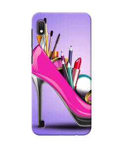 Makeup Heel Shoe Samsung A10 Back Cover