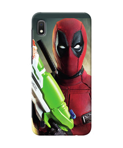 Deadpool Funny Gun Samsung A10 Back Cover