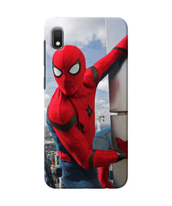 Spiderman On The Wall Samsung A10 Back Cover