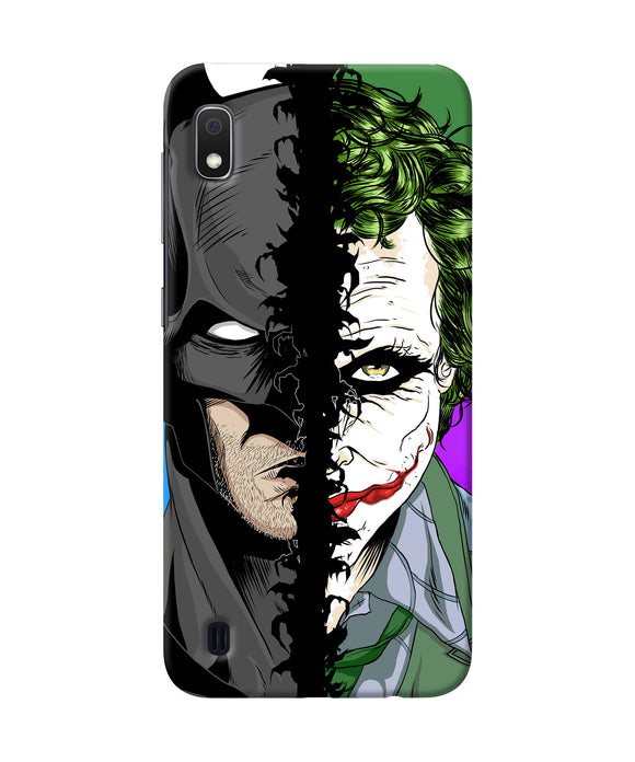 Batman Vs Joker Half Face Samsung A10 Back Cover
