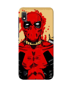 Blooded Deadpool Samsung A10 Back Cover