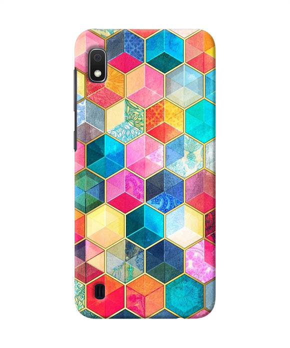 Abstract Color Box Samsung A10 Back Cover