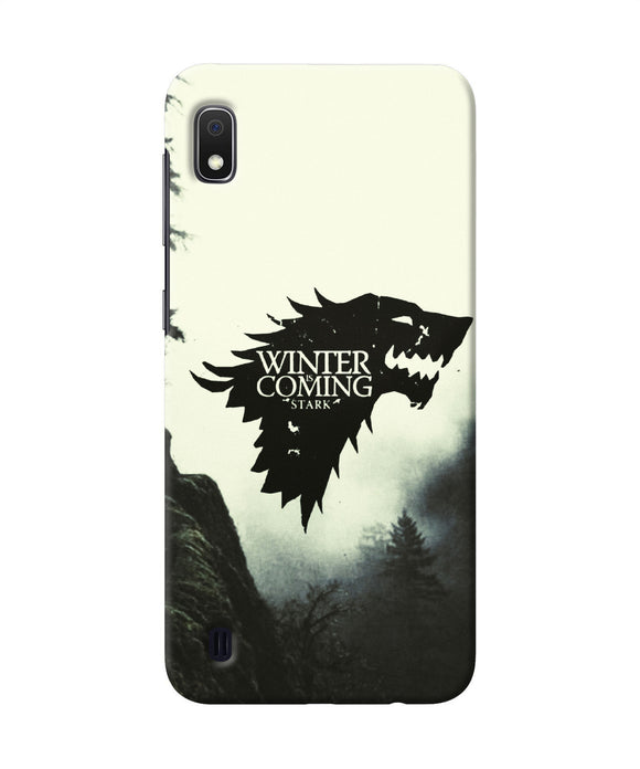 Winter Coming Stark Samsung A10 Back Cover