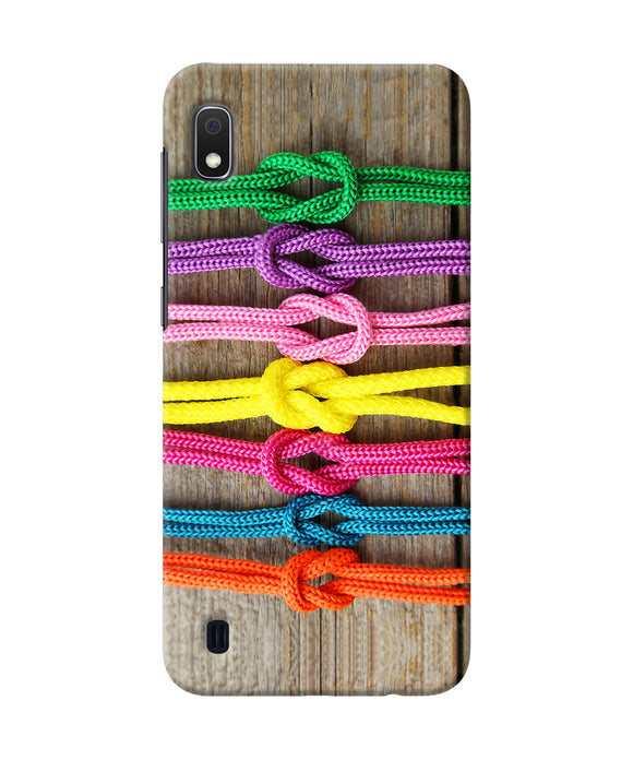 Colorful Shoelace Samsung A10 Back Cover