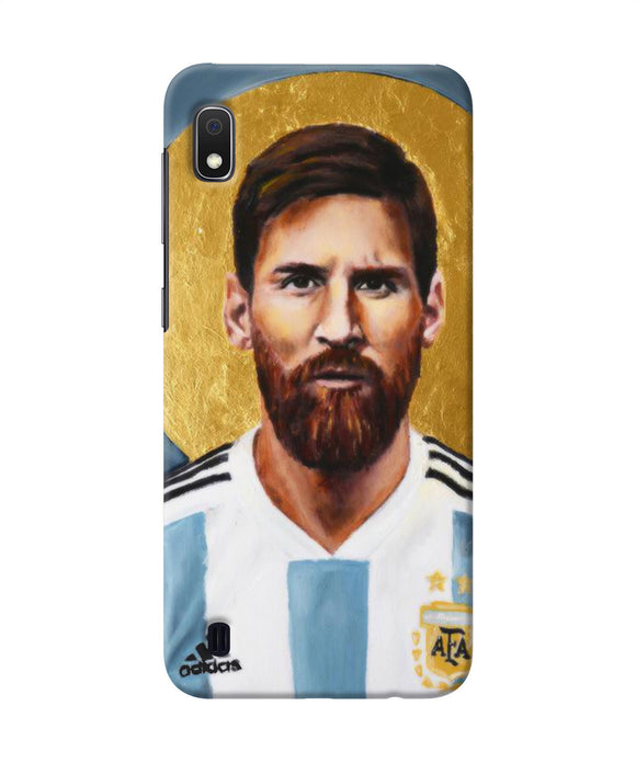 Messi Face Samsung A10 Back Cover