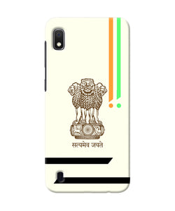 Satyamev Jayate Brown Logo Samsung A10 Back Cover