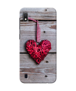 Lace Heart Samsung A10 Back Cover