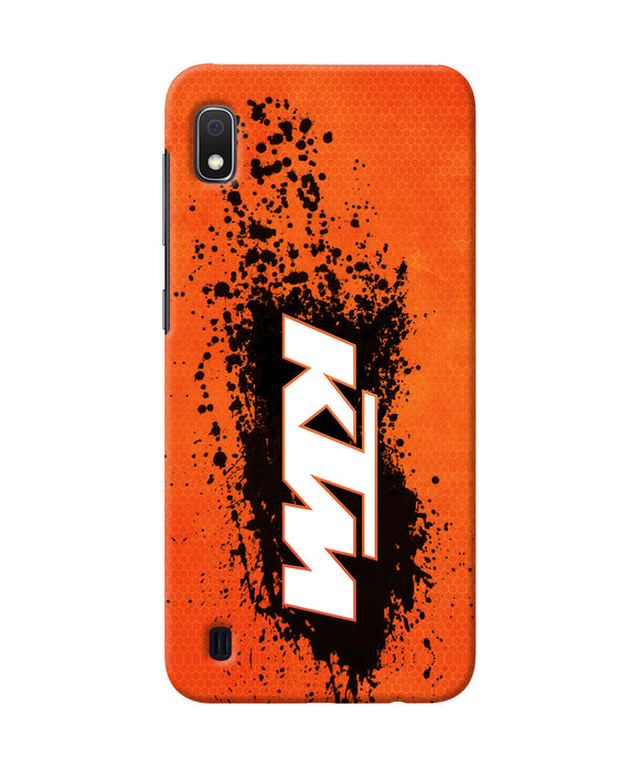 Ktm Black Spray Samsung A10 Back Cover