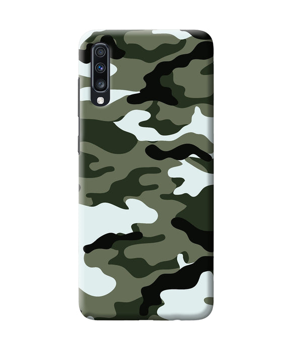 Camouflage Samsung A70 Back Cover