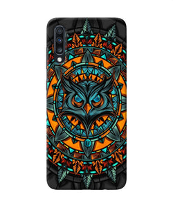 Angry Owl Art Samsung A70 Back Cover