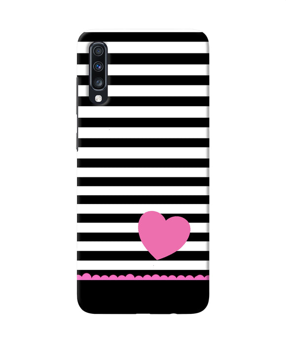 Abstract Heart Samsung A70 Back Cover