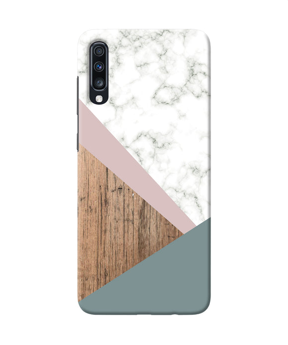 Marble Wood Abstract Samsung A70 Back Cover