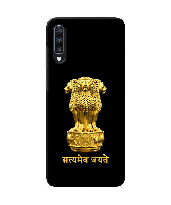 Satyamev Jayate Golden Samsung A70 Back Cover