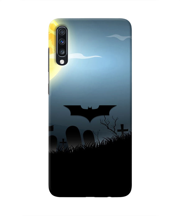 Batman Scary cemetry Samsung A70 Real 4D Back Cover