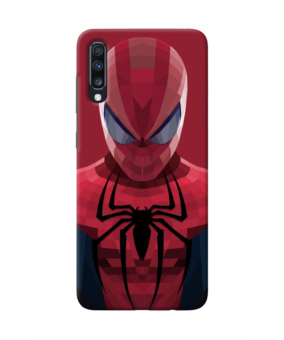 Spiderman Art Samsung A70 Real 4D Back Cover