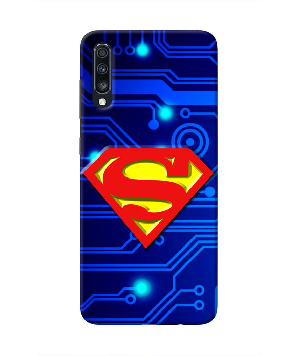Superman Abstract Samsung A70 Real 4D Back Cover