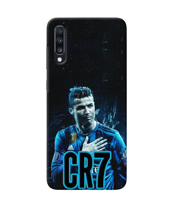 Christiano Ronaldo Blue Samsung A70 Real 4D Back Cover