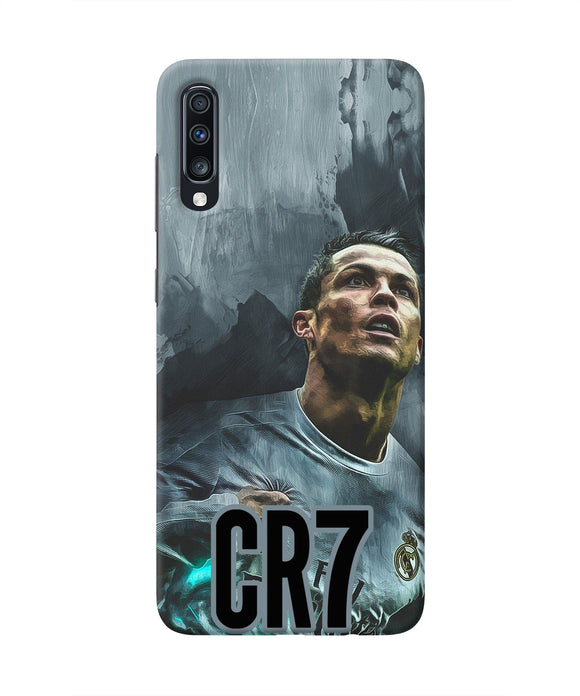 Christiano Ronaldo Grey Samsung A70 Real 4D Back Cover
