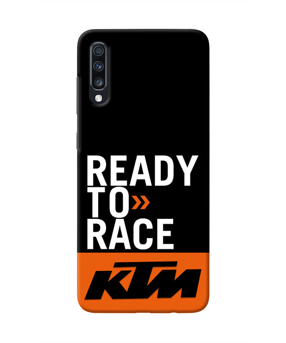 KTM Ready To Race Samsung A70 Real 4D Back Cover