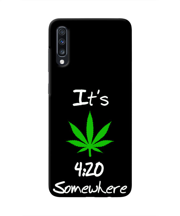 Weed Quote Samsung A70 Real 4D Back Cover