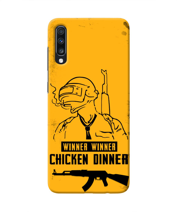 PUBG Chicken Dinner Samsung A70 Real 4D Back Cover