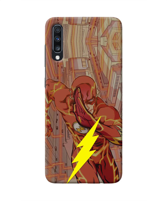 Flash Running Samsung A70 Real 4D Back Cover