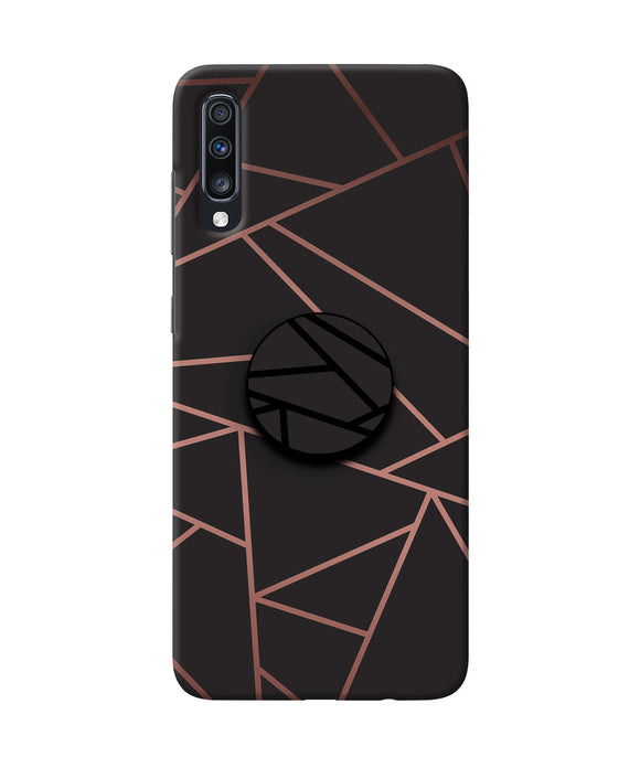 Geometric Pattern Samsung A70 Pop Case