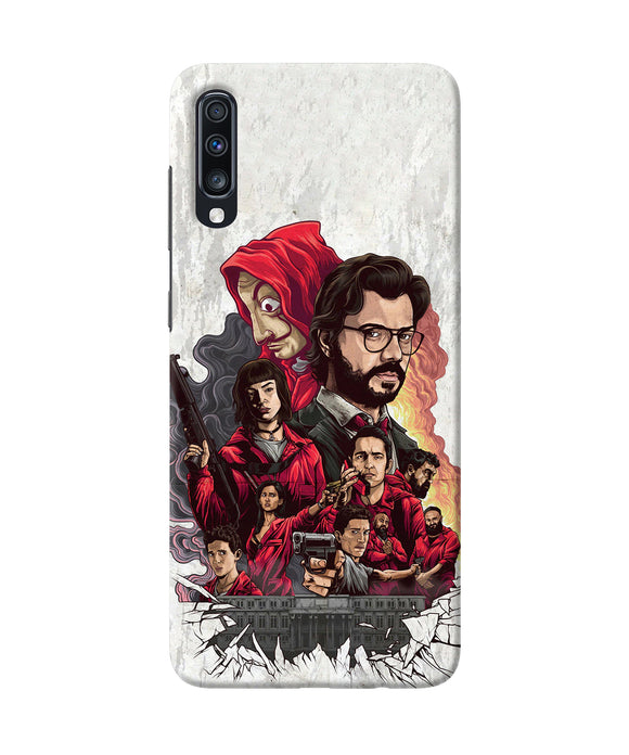 Money Heist Poster Samsung A70 Back Cover