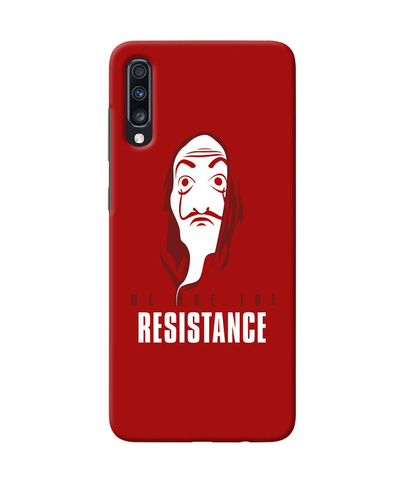 Money Heist Resistance Quote Samsung A70 Back Cover
