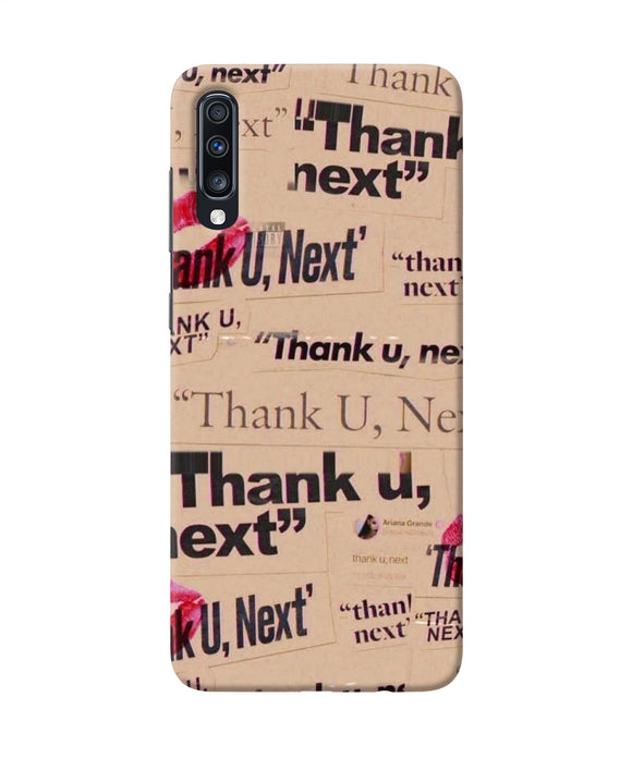 Thank You Next Samsung A70 Back Cover