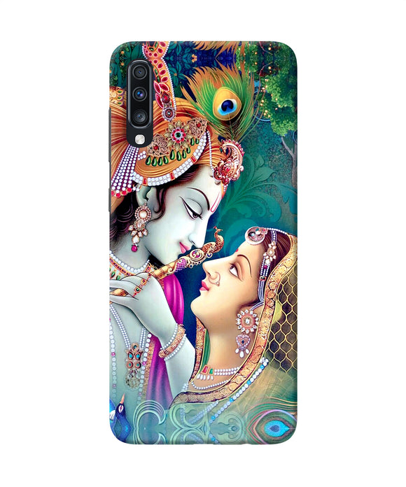 Lord Radha Krishna Paint Samsung A70 Back Cover