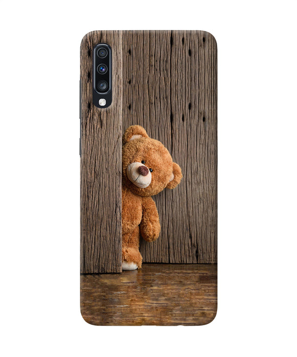 Teddy Wooden Samsung A70 Back Cover