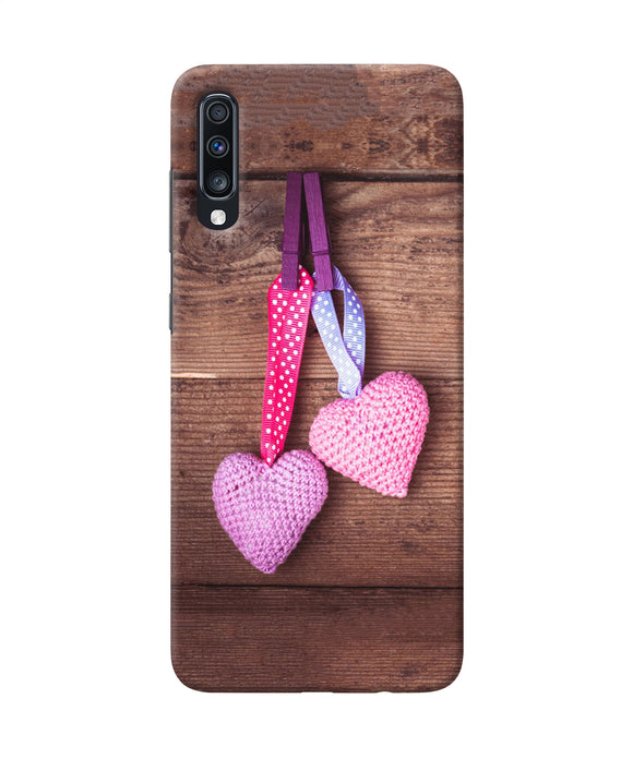 Two Gift Hearts Samsung A70 Back Cover