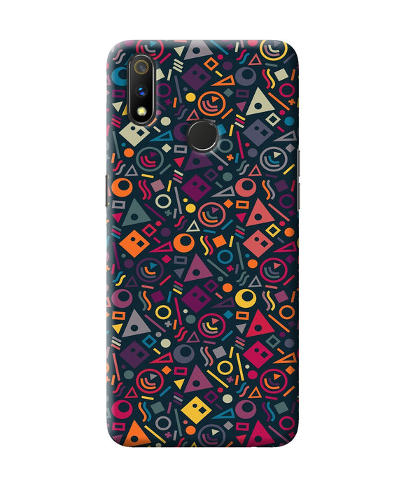 Geometric Abstract Realme 3 Pro Back Cover