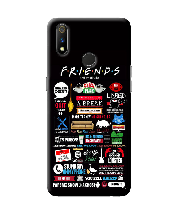 Friends Realme 3 Pro Back Cover