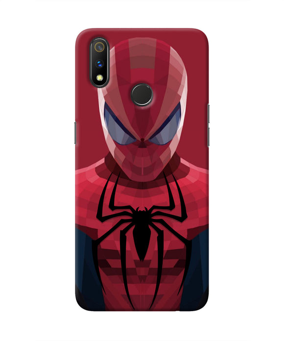 Spiderman Art Realme 3 Pro Real 4D Back Cover