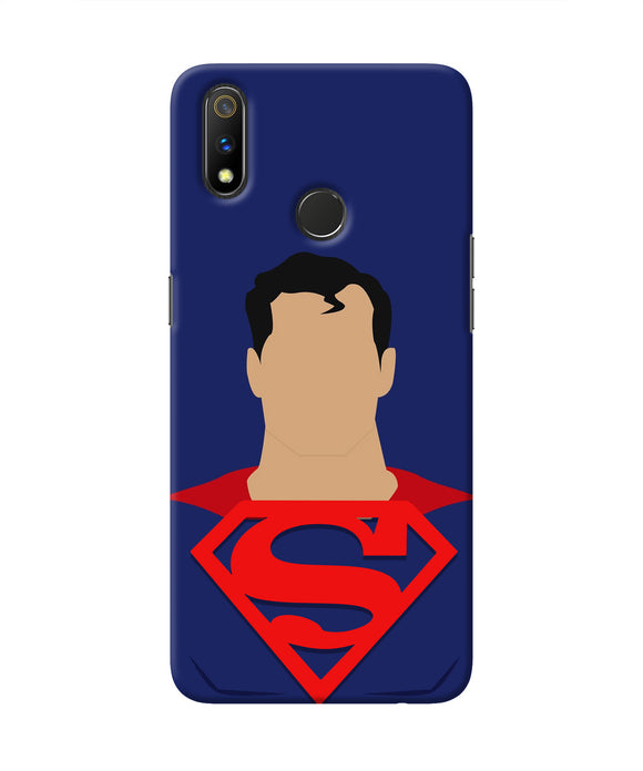 Superman Cape Realme 3 Pro Real 4D Back Cover