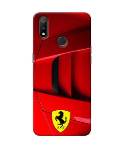 Ferrari Car Realme 3 Pro Real 4D Back Cover