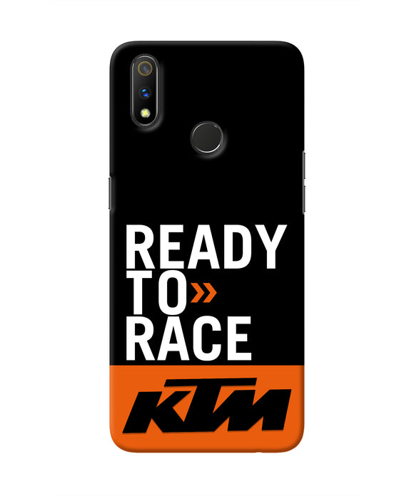 KTM Ready To Race Realme 3 Pro Real 4D Back Cover