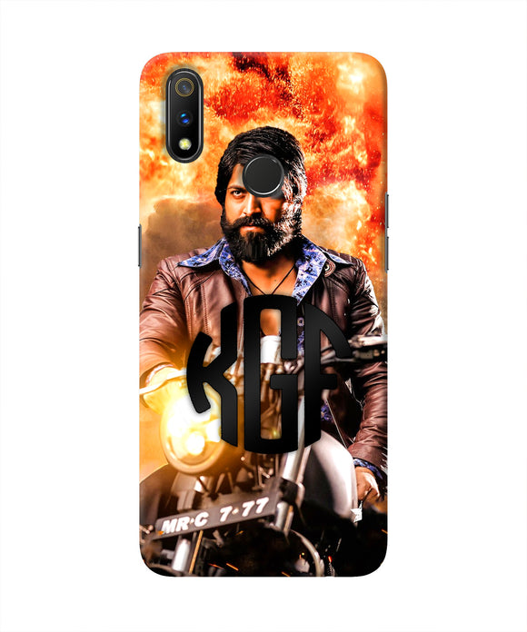 Rocky Bhai on Bike Realme 3 Pro Real 4D Back Cover