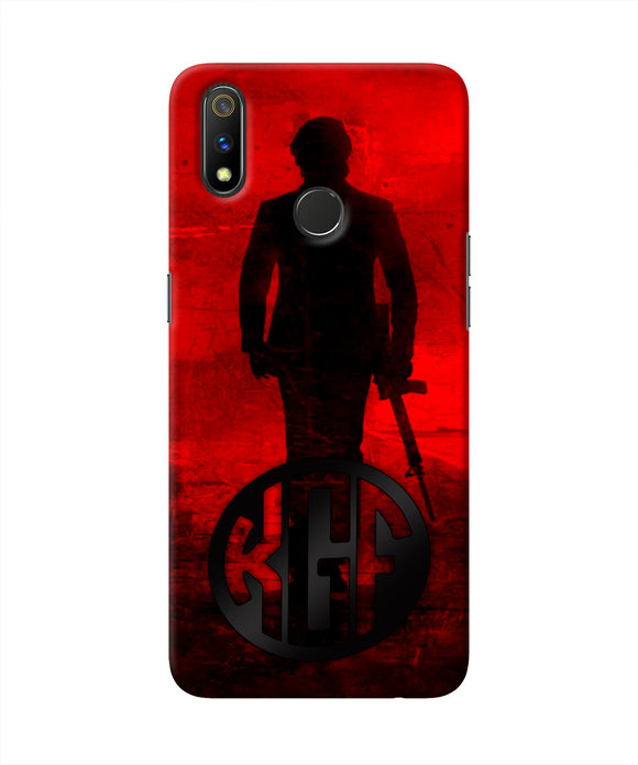 Rocky Bhai K G F Chapter 2 Logo Realme 3 Pro Real 4D Back Cover