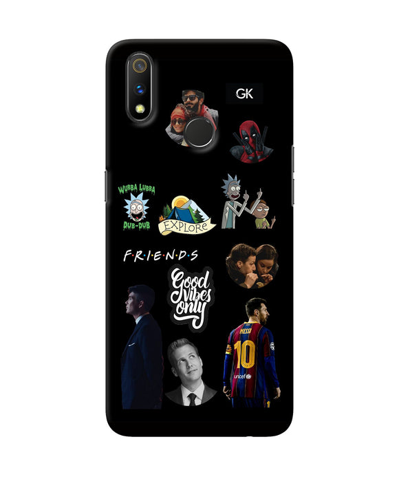 Positive Characters Realme 3 Pro Back Cover