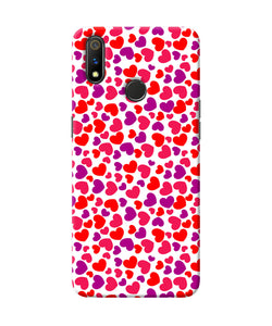 Heart Print Realme 3 Pro Back Cover