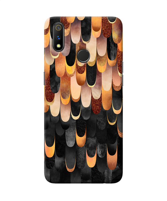 Abstract Wooden Rug Realme 3 Pro Back Cover