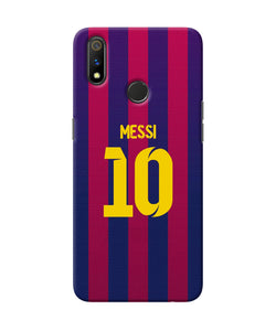 Messi 10 Tshirt Realme 3 Pro Back Cover