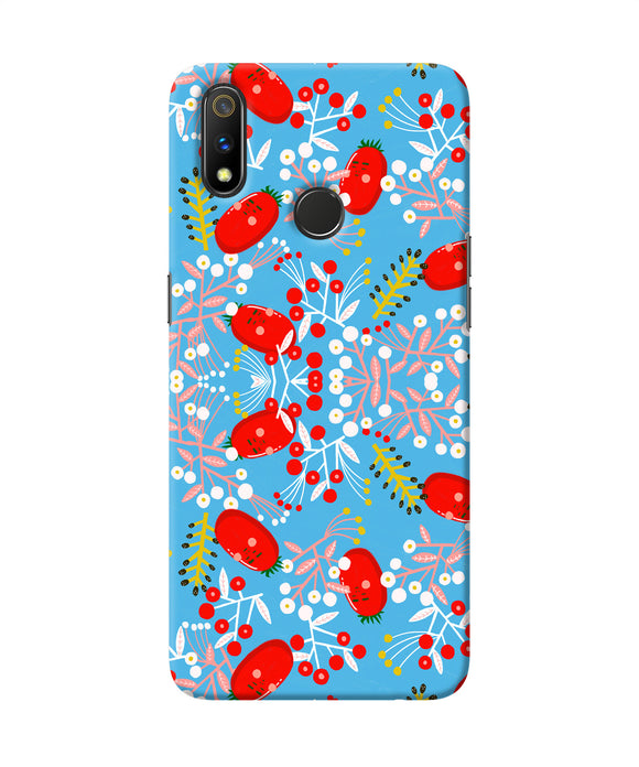 Small Red Animation Pattern Realme 3 Pro Back Cover