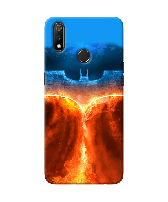 Burning Batman Logo Realme 3 Pro Back Cover